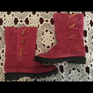 Girls Pediped Maggie Flex Fuchia Boots Size 12